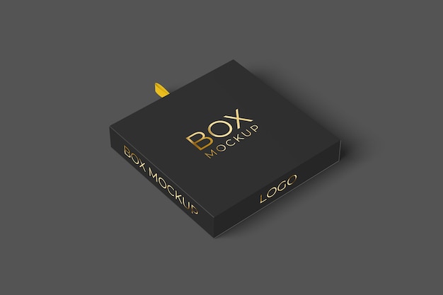 Quadratische box mockup