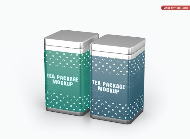 Quadratisches Blechdosen-Verpackungsmodell