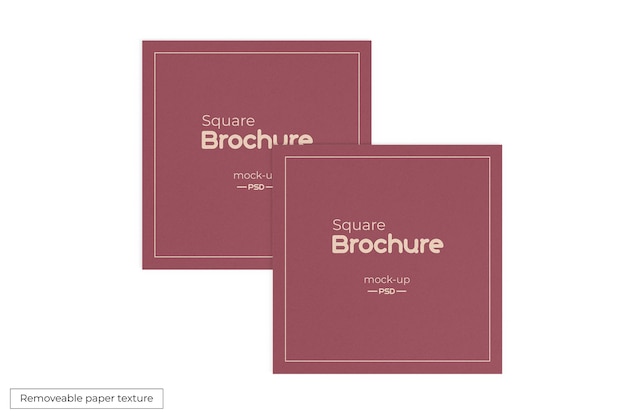 Quadratisches Broschürenmodell
