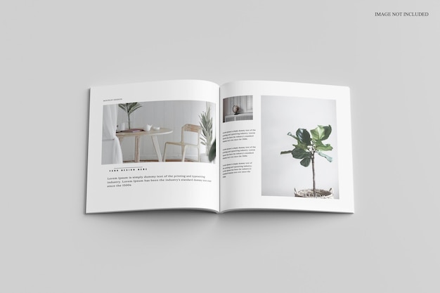 Quadratisches Magazin-Modell