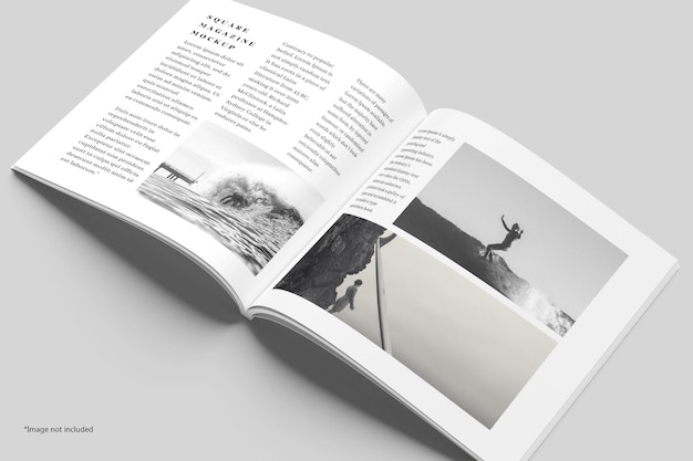 Quadratisches Magazin-Modell