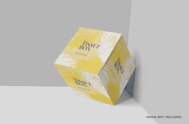 Quadratisches Papierbox-Modell für Serviettenverpackungen