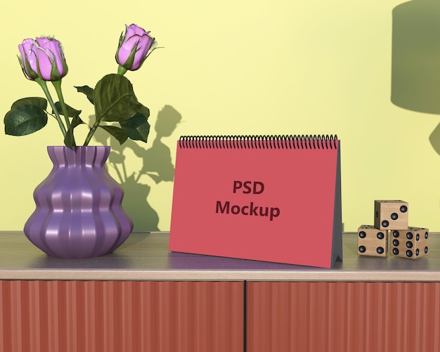 Quadratkalender-Mockup