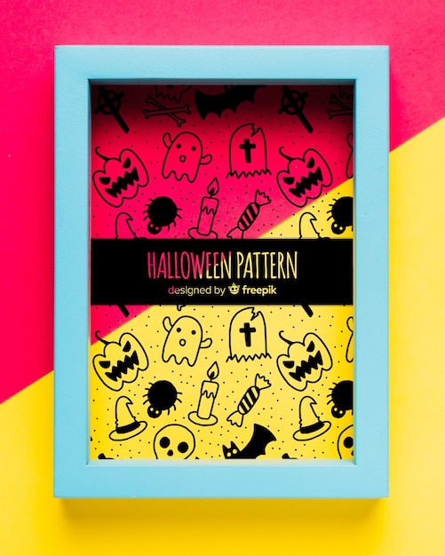 Quadro com conceito de elemento de halloween