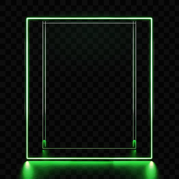 PSD quadro com fechamento magnético feito com san quadro com objeto brilhante y2k neon art design