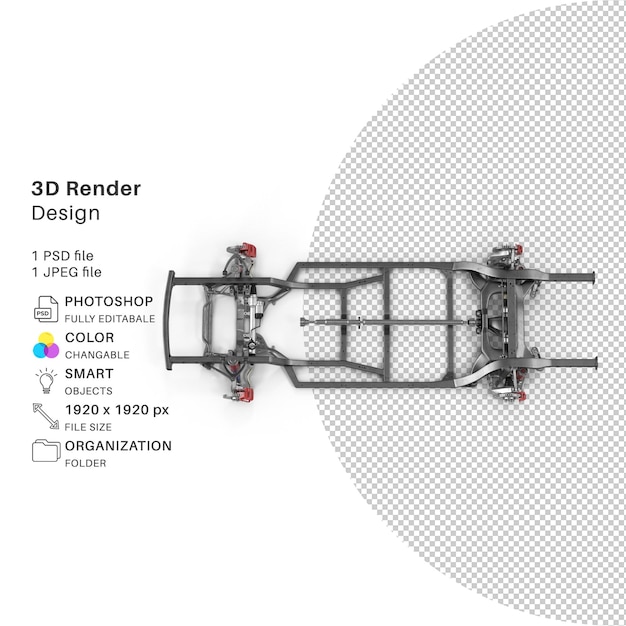 PSD quadro de carro