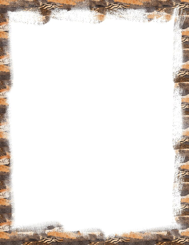 PSD quadro de colagem de papel retro