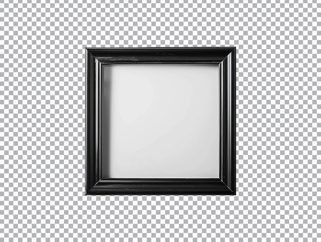 Quadro de foto isolado em fundo transparente