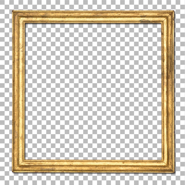 PSD quadro de foto vintage isolado em elemento de fundo simples pode ser usado para projeto de design