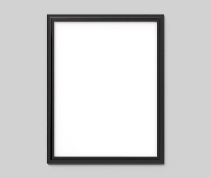 PSD quadro de imagem preto