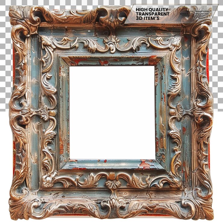 PSD quadro de imagem um quadro usado para exibir fotografias em fundo transparente