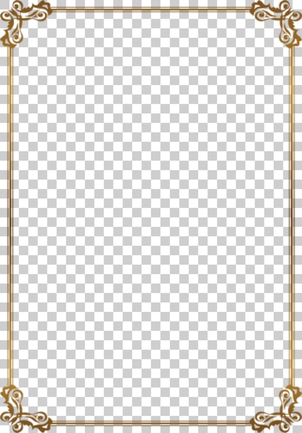 Quadro de ouro elegante