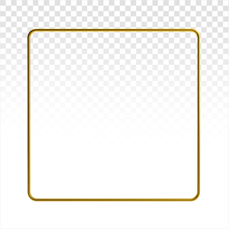 PSD quadro dourado 3d
