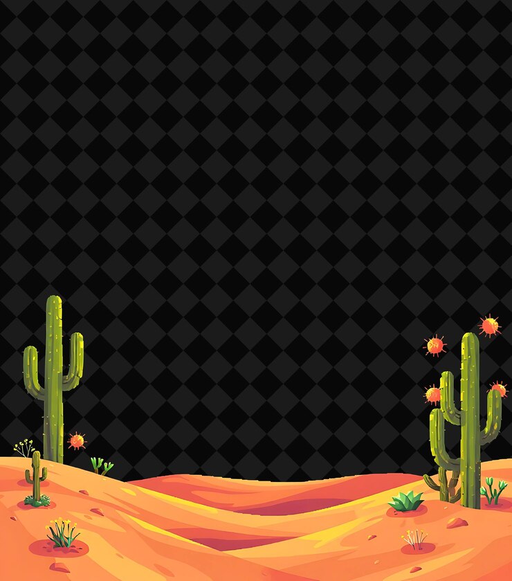 PSD quadro pixelado em fundo preto, cheio de decoração de jogo de quadro de pixel vívido e altamente isolado