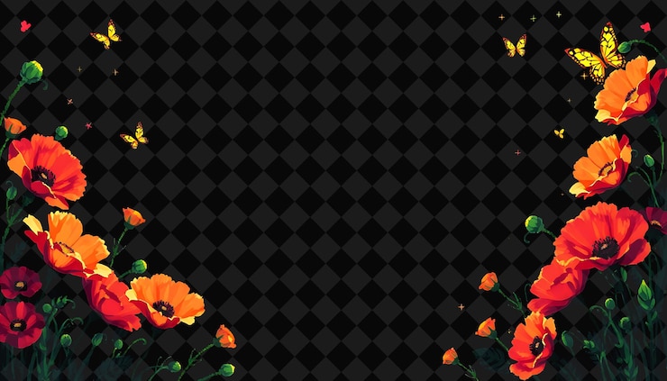PSD quadro pixelato su sfondo nero scintillante con decorazione di gioco pixelata vivace e altamente isolata