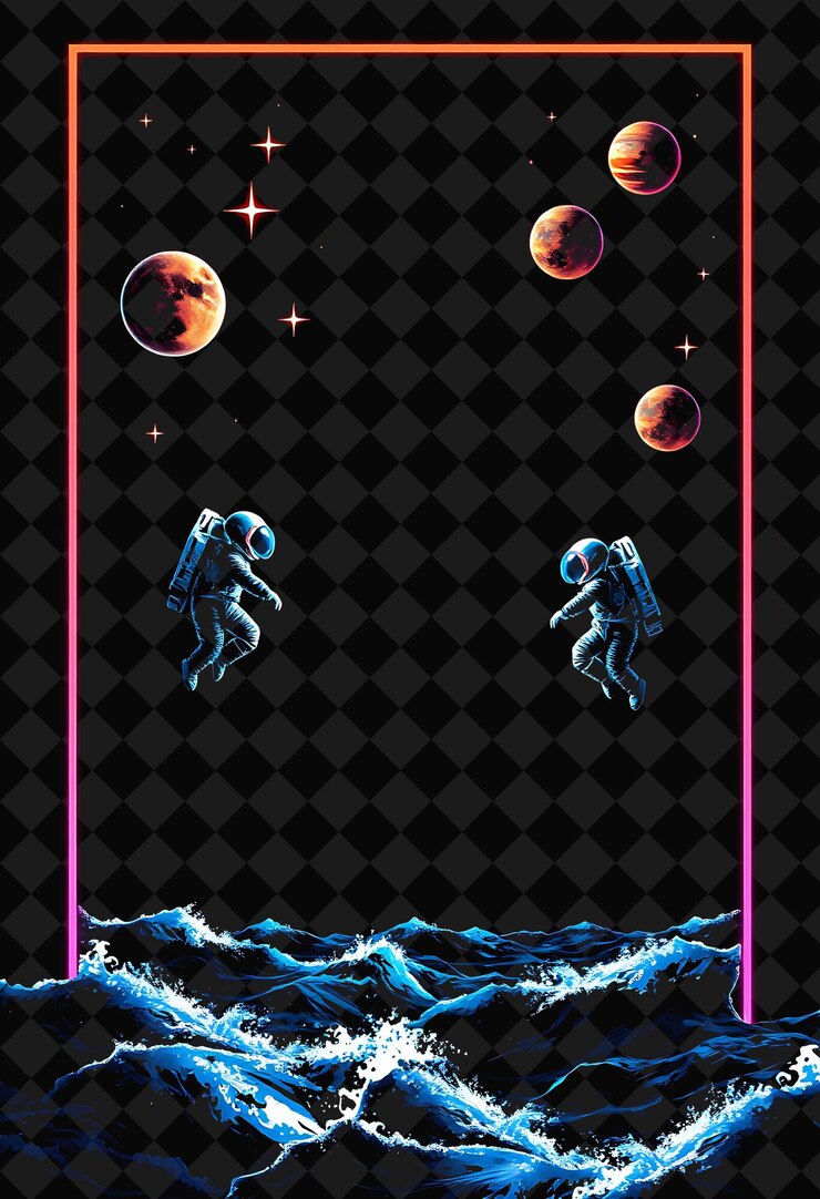 PSD quadro pixelato su sfondo nero scintillante con decorazione di gioco pixelata vivace e altamente isolata