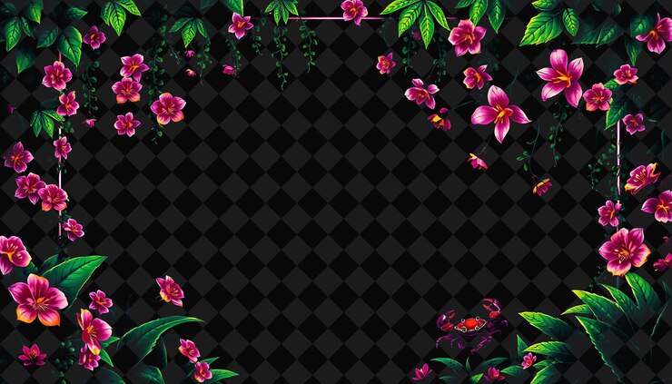 PSD quadro pixelato su sfondo nero scintillante con decorazione di gioco pixelata vivace e altamente isolata