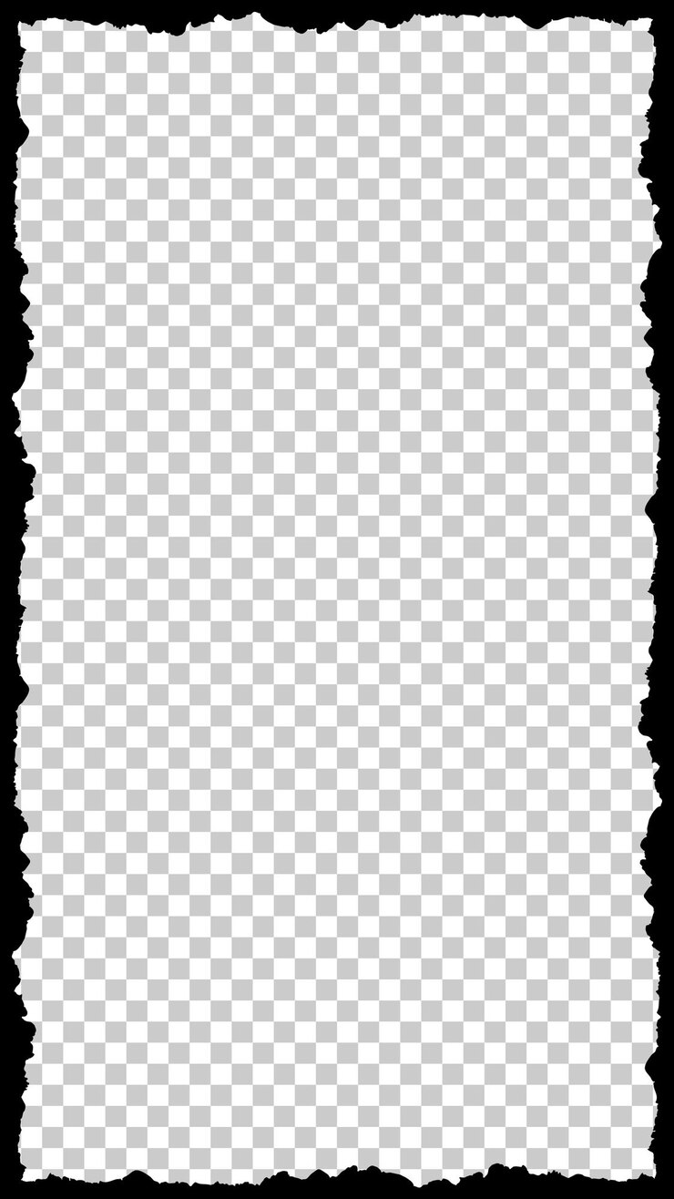 PSD quadro vertical borda áspera borda grunge isolada