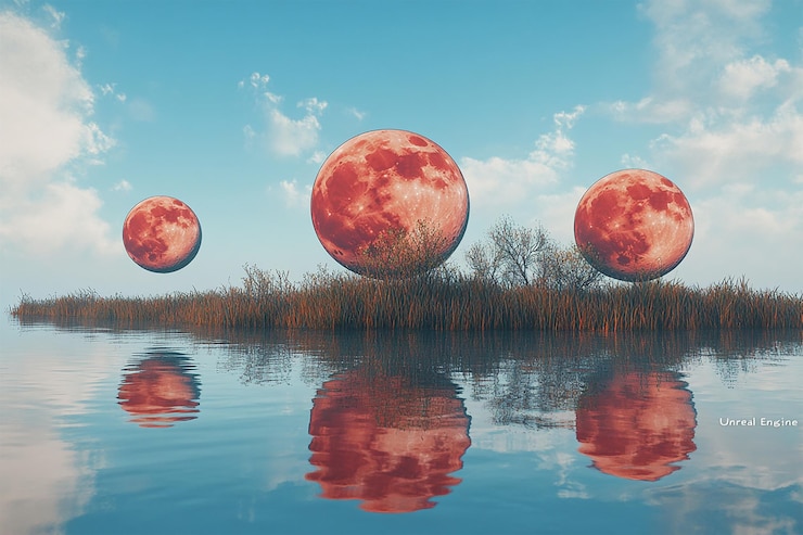PSD qualità hd luna