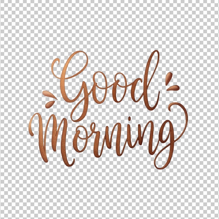 PSD qué hermoso texto de buenas mañanas.