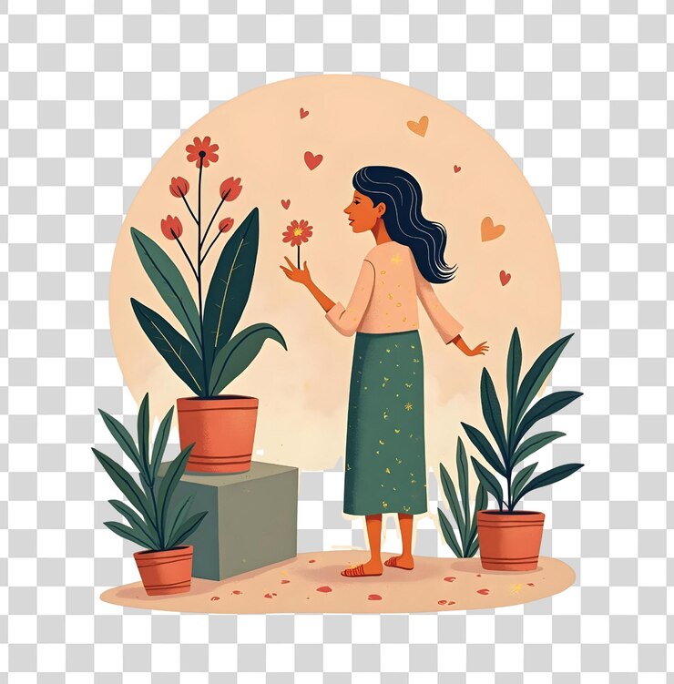 PSD qué linda ilustración de dibujos animados.