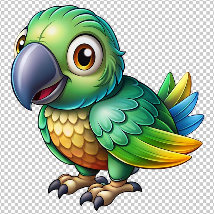 PSD qué loro tan hermoso.
