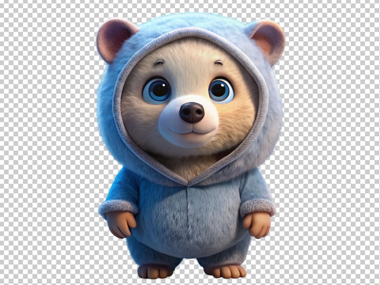 PSD qué oso de peluche tan lindo.
