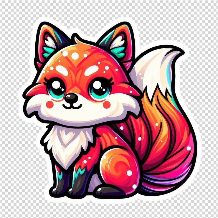 PSD qué pegatina tan linda y adorable.