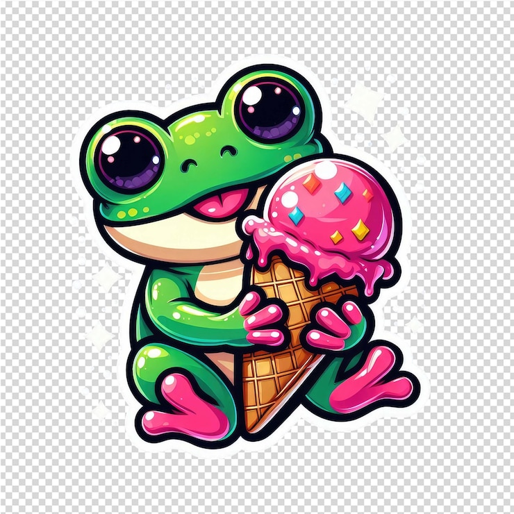 PSD qué pegatina tan linda y adorable.