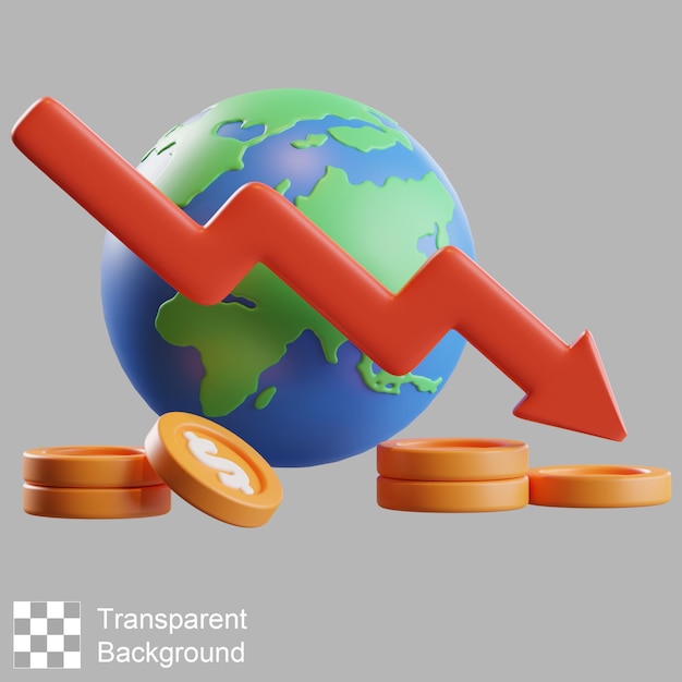 PSD queda de renda da economia global