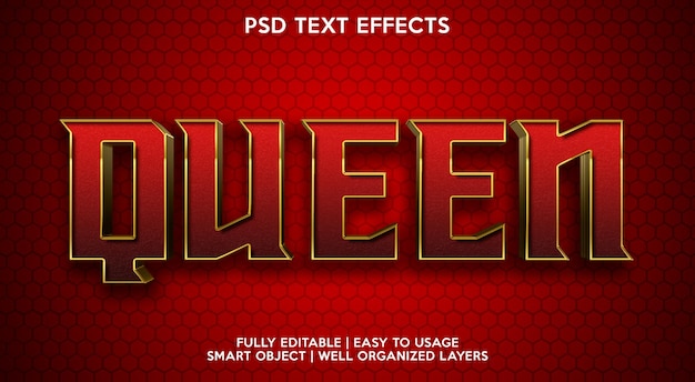 Queen text-effekt