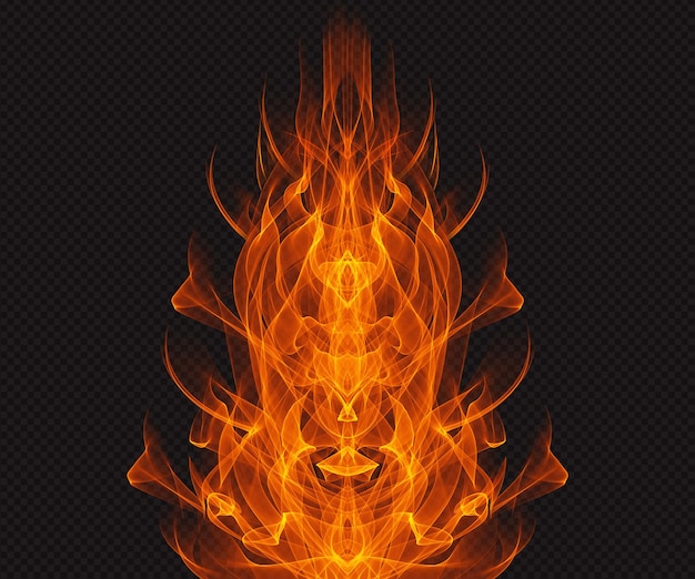 Chamas de fogo realistas com reflexão imagem vetorial de Ketmut© 293098856