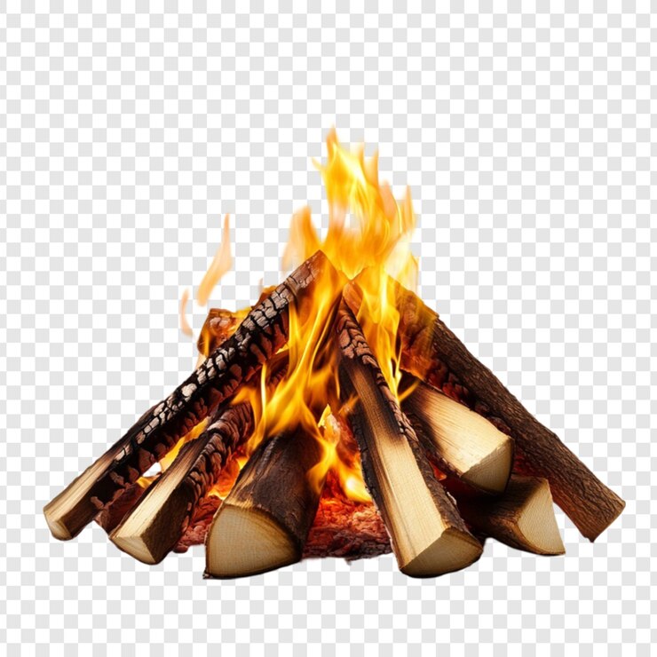 PSD queimando lenha fogueira chamas fogo troncos calor