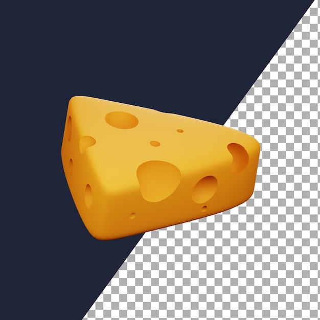 El queso 3d