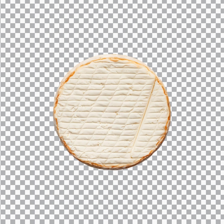 PSD un queso brie aislado sobre un fondo transparente