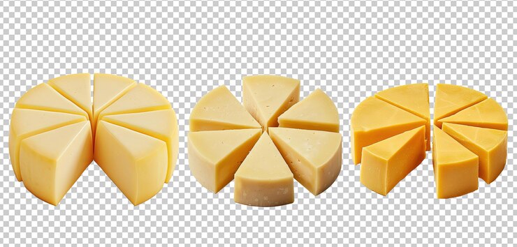 PSD queso con un círculo de un circulo de queso