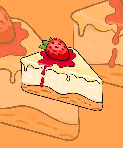 PSD queso con fresa
