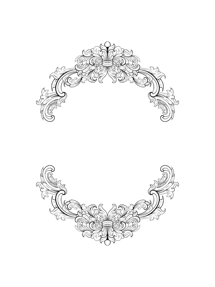 PSD questo ornamento può essere utilizzato come sfondo o oggetto come si desidera