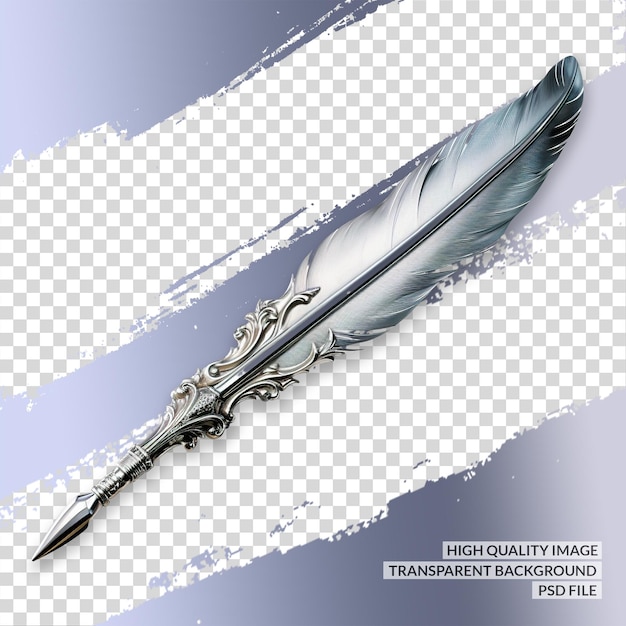 PSD quill-stift 3d png-clipart durchsichtiger isolierter hintergrund