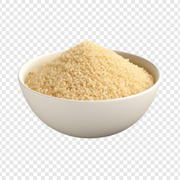 Quinoa aislada sobre un fondo transparente