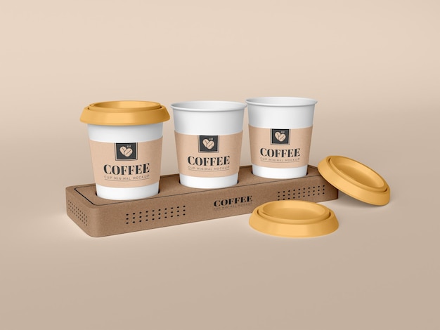Quita el modelo de taza de café