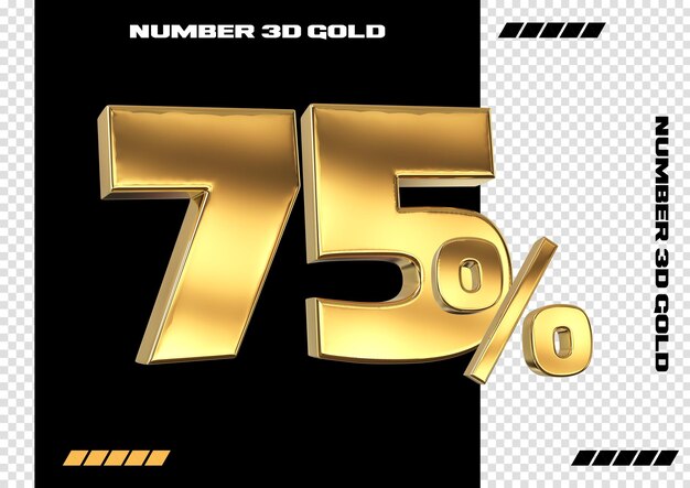 Rabatt Kreativkomposition 3d Goldene Verkaufssymbol mit dekorativen Objekten