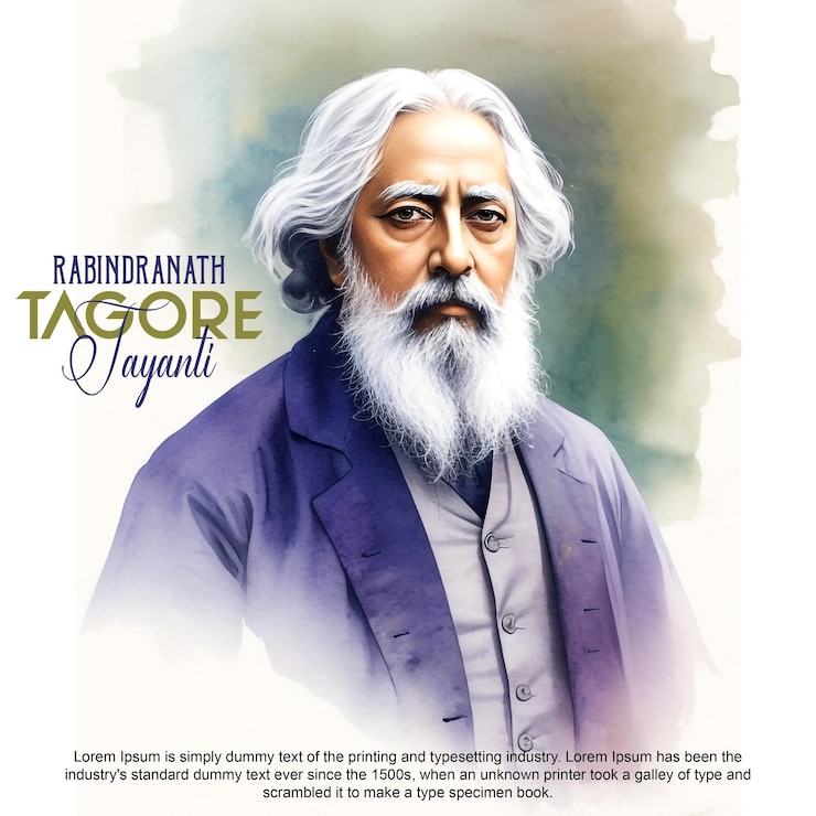 Rabindranath Tagore Un retrato para el cumpleaños de Tagore