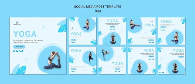 Raccolta di post su Instagram per esercizi yoga