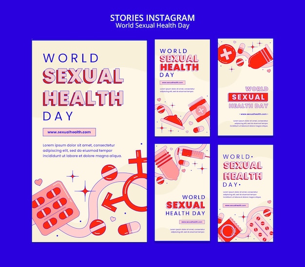 Raccolta di storie di Instagram per la giornata mondiale della salute sessuale