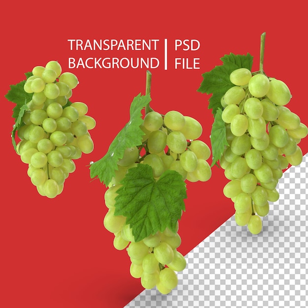 Racimo de uvas verdes png