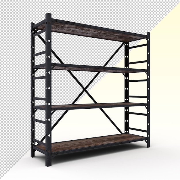 rack ou prateleira industrial