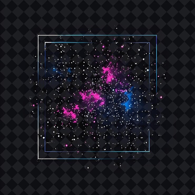 PSD radiação de fundo cósmico neon radiação de fondo cósmico png y2k neon designs espaciais