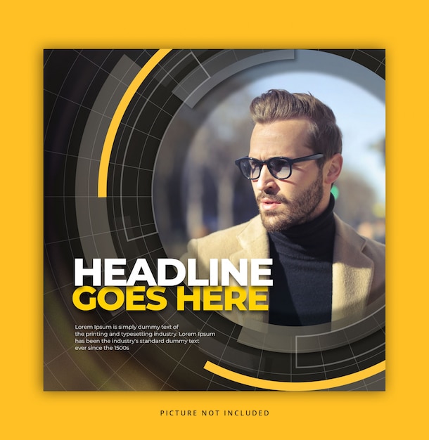 RADIAL FRAME INSTAGRAM TEMPLATE