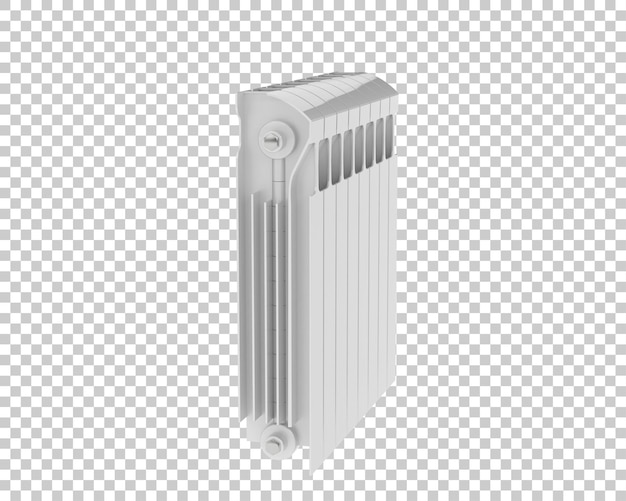 PSD radiateur isolé sur fond transparent illustration du rendu 3d